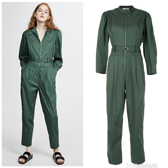 Sea Clara Belted Jumpsuit In Sage New with Tags! - Picture 1 of 7